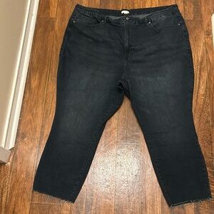 Good American Plus Size Cropped Jeans - size 30